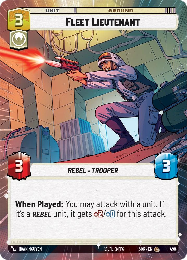 Fleet Lieutenant [Foil Hyperspace] #498