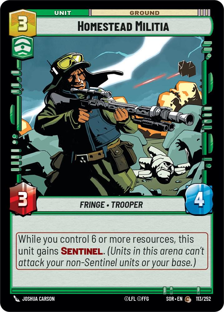 Homestead Militia [Foil] #113
