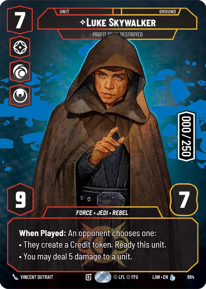 Luke Skywalker - Profit or Be Destroyed [Serialized] #884