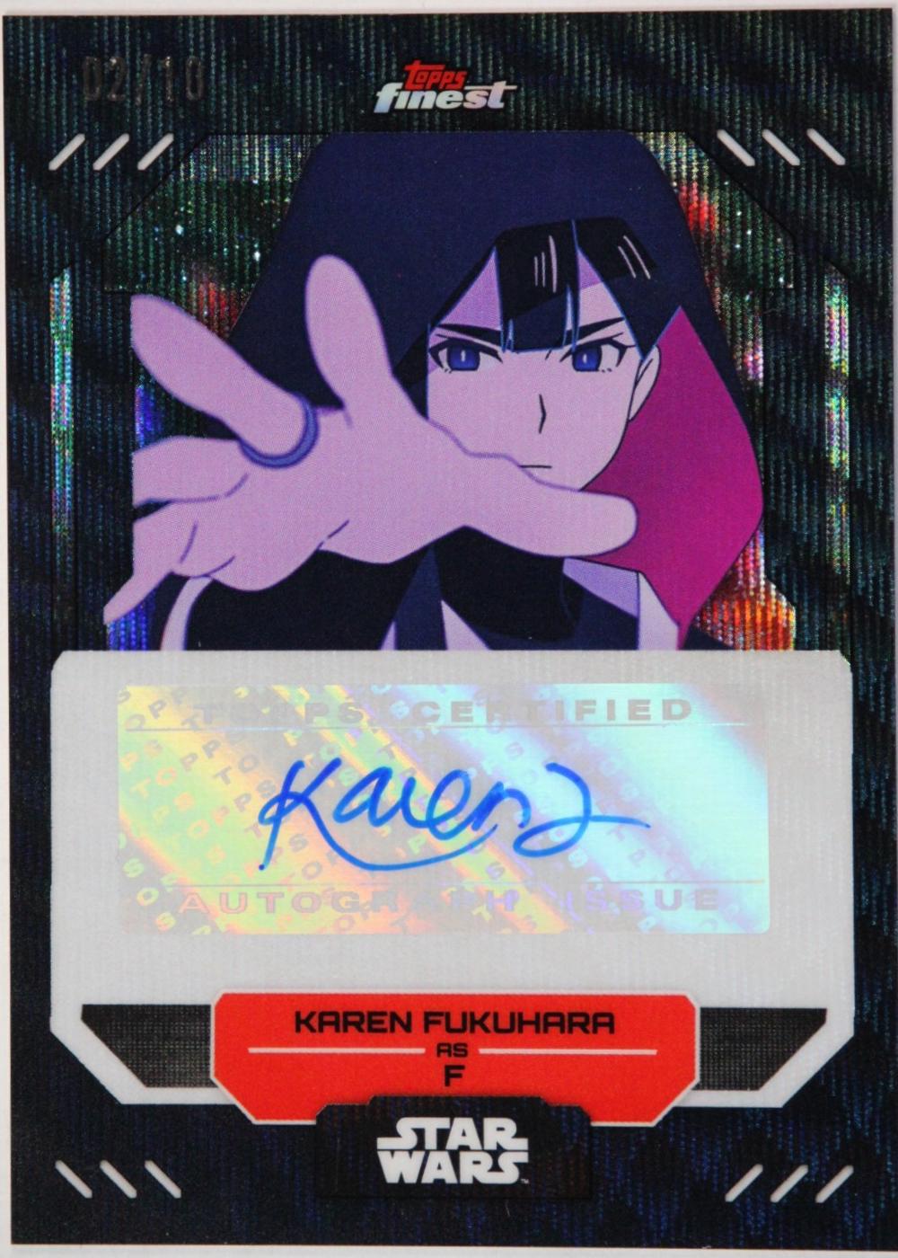 Karen Fukuhara as F [Black Refractor] #FA-KF