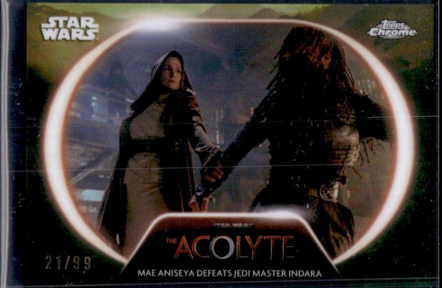 Mae Aniseya Defeats Jedi Master Indara [Green Refractor] #AC-1
