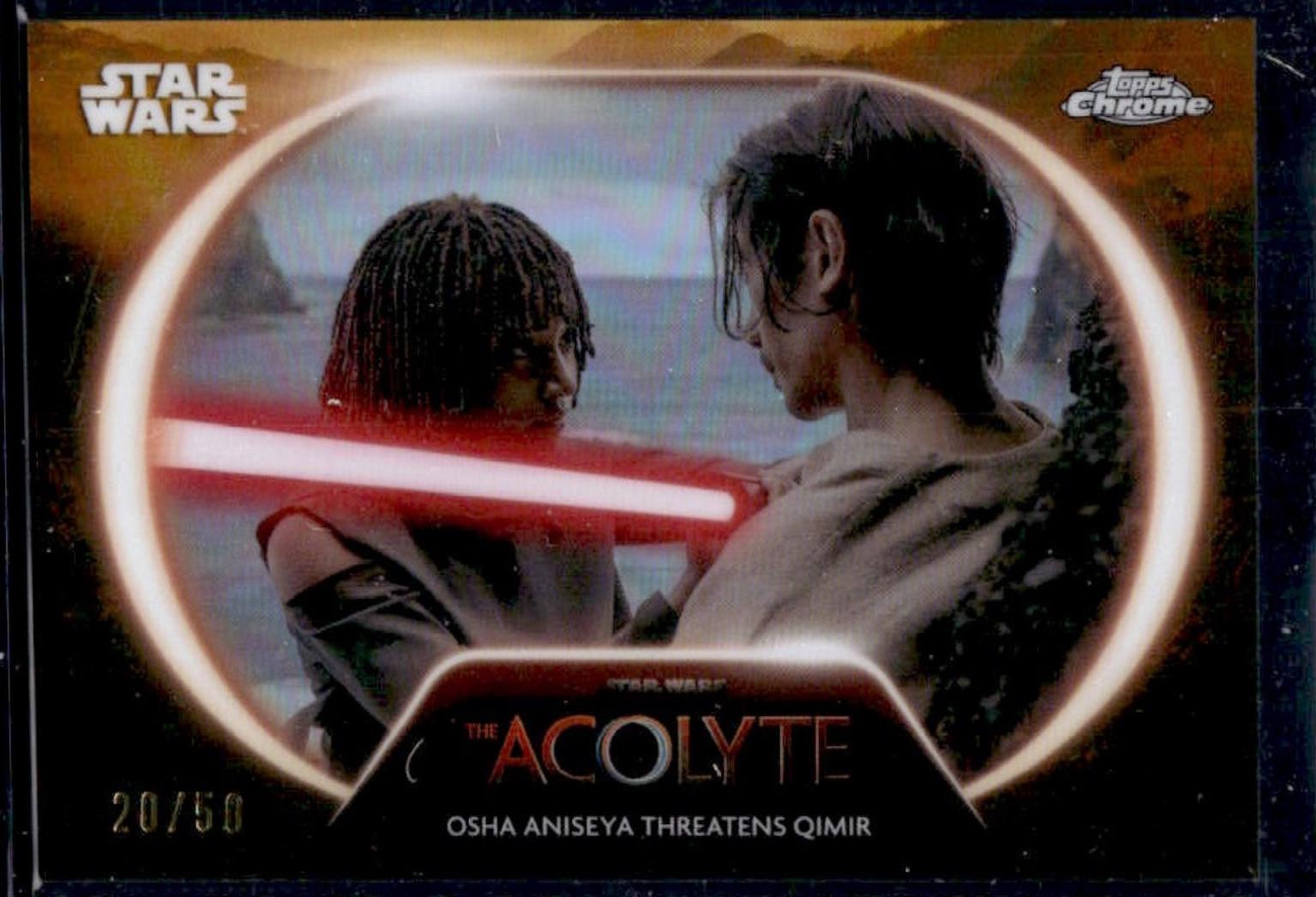 Osha Aniseya Threatens Qimir [Gold Refractor] #AC-14