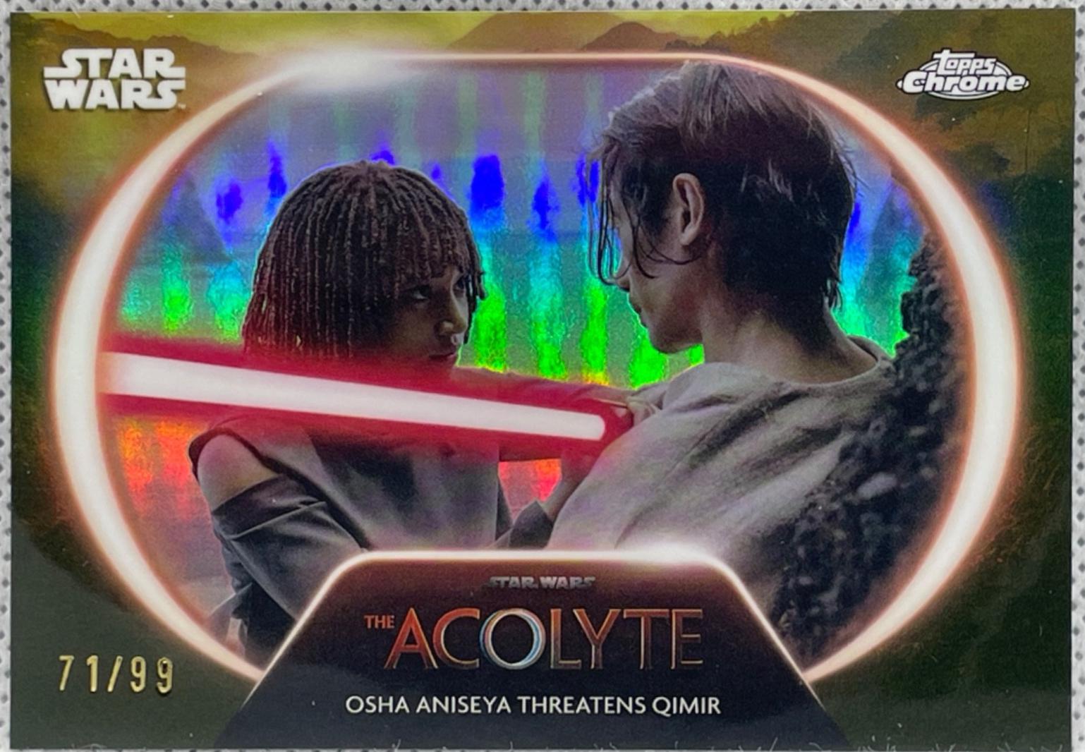 Osha Aniseya Threatens Qimir [Green Refractor] #AC-14