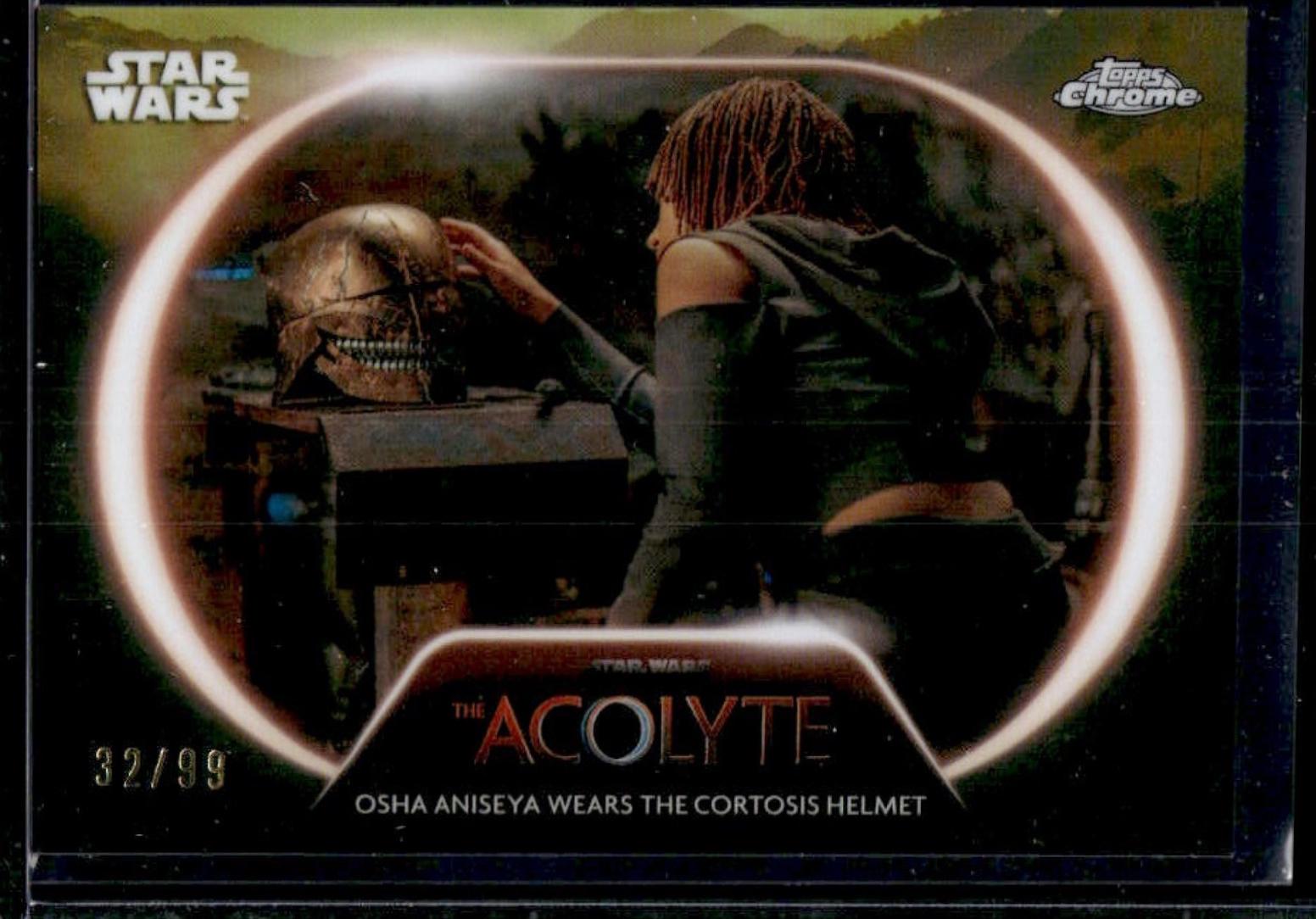 Osha Aniseya Wears The Cortosis Helmet [Green Refractor] #AC-15