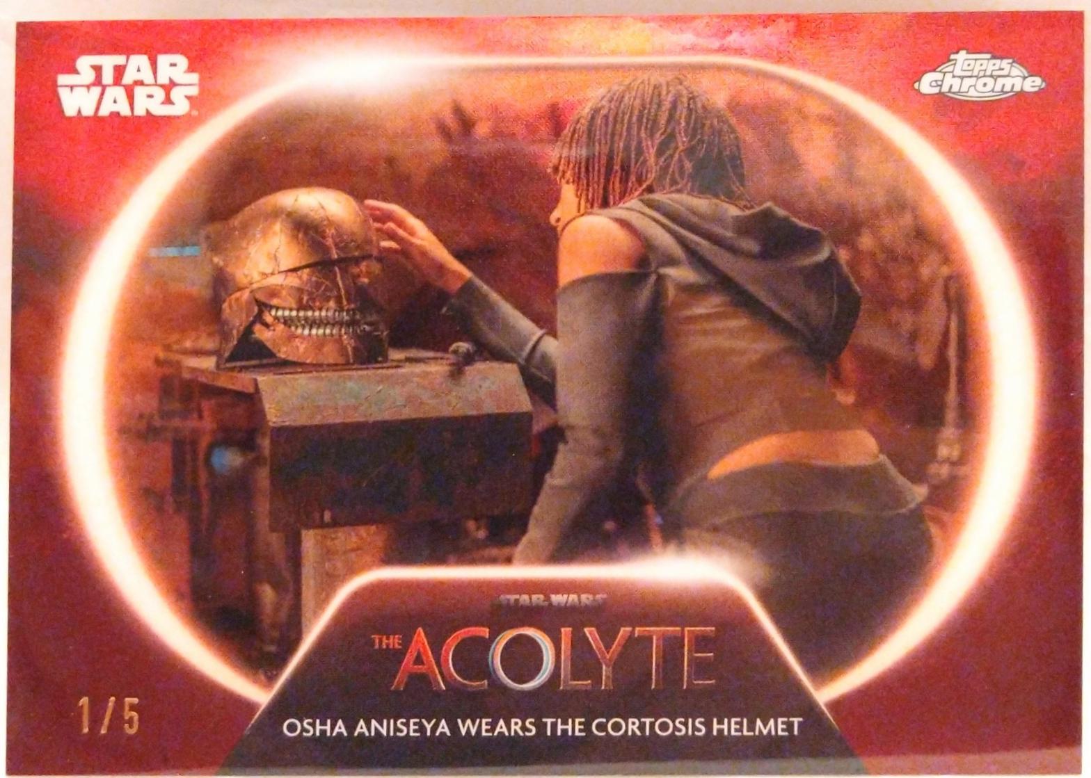 Osha Aniseya Wears The Cortosis Helmet [Red Refractor] #AC-15