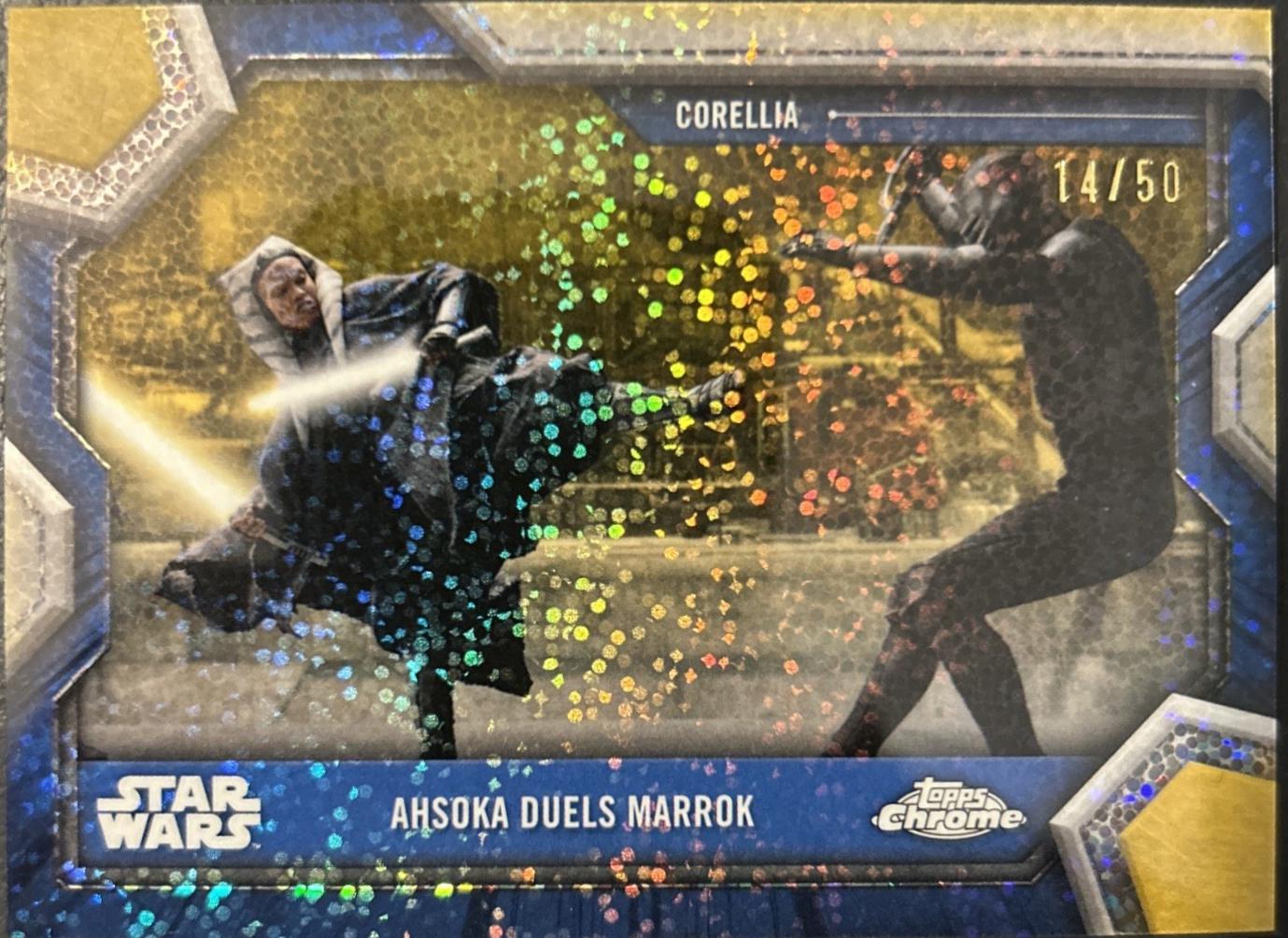 Ahsoka vs Marrok [Gold Galactic Dust] #ERA-16