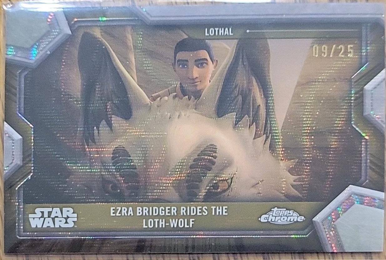 Ezra Bridger Rides The Loth-wolf [Gold Galactic Dust] #ERA-12
