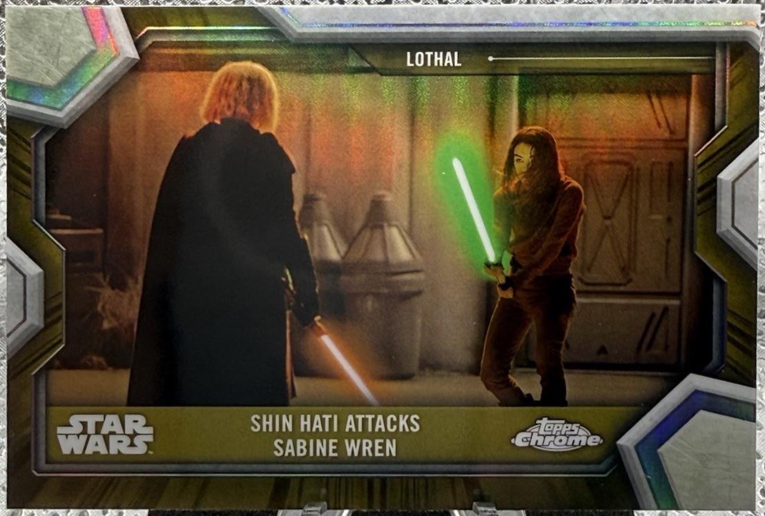 Shin Hati Attacks Sabine Wren [Galactic Dust] #ERA-14