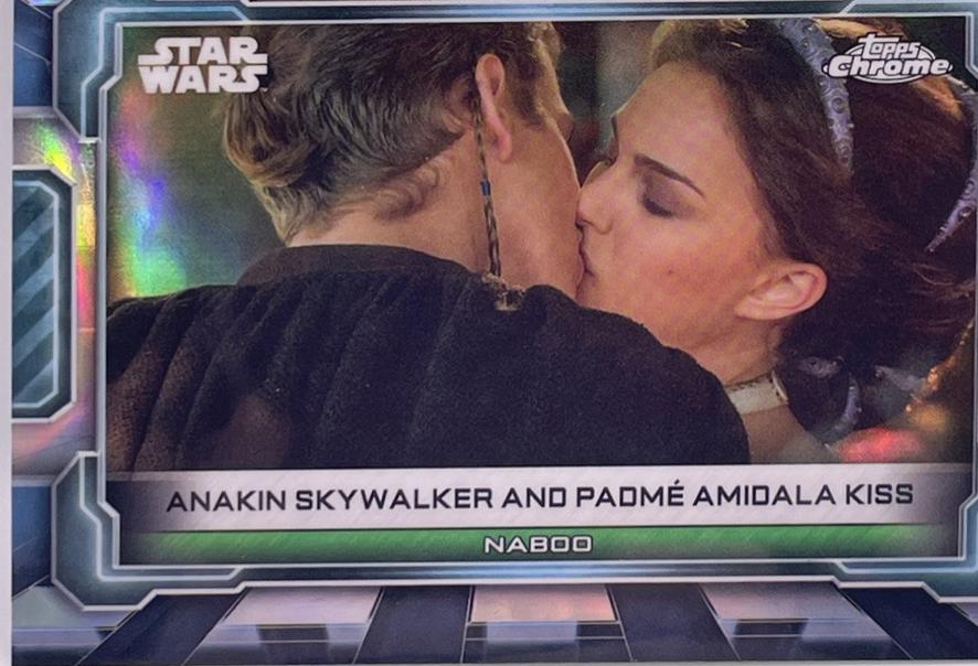 Anakin Skywalker and Padme Amidala Kiss #GE-19
