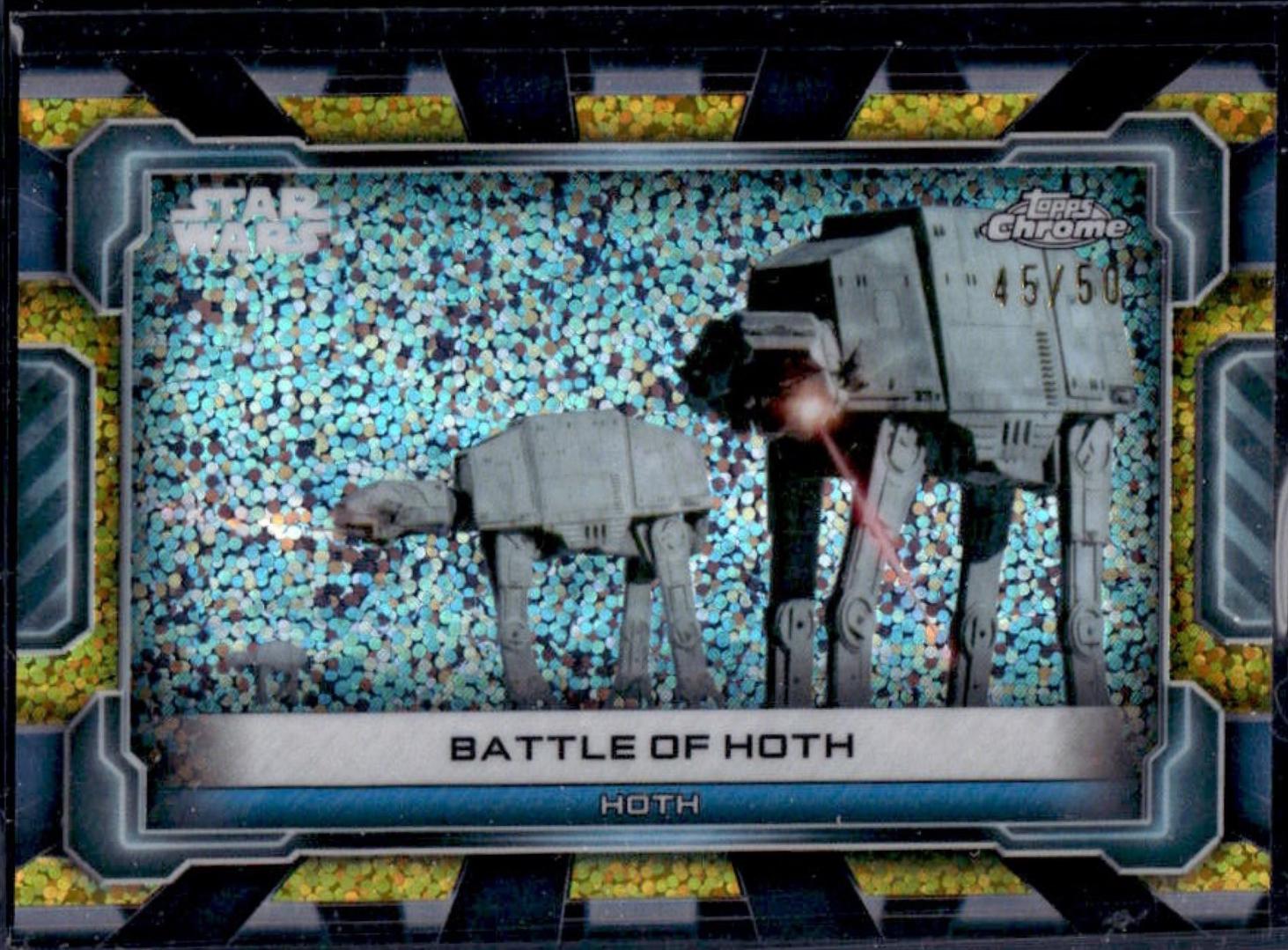 Battle of Hoth  [Gold Galactic Dust Refractor] #GE-1