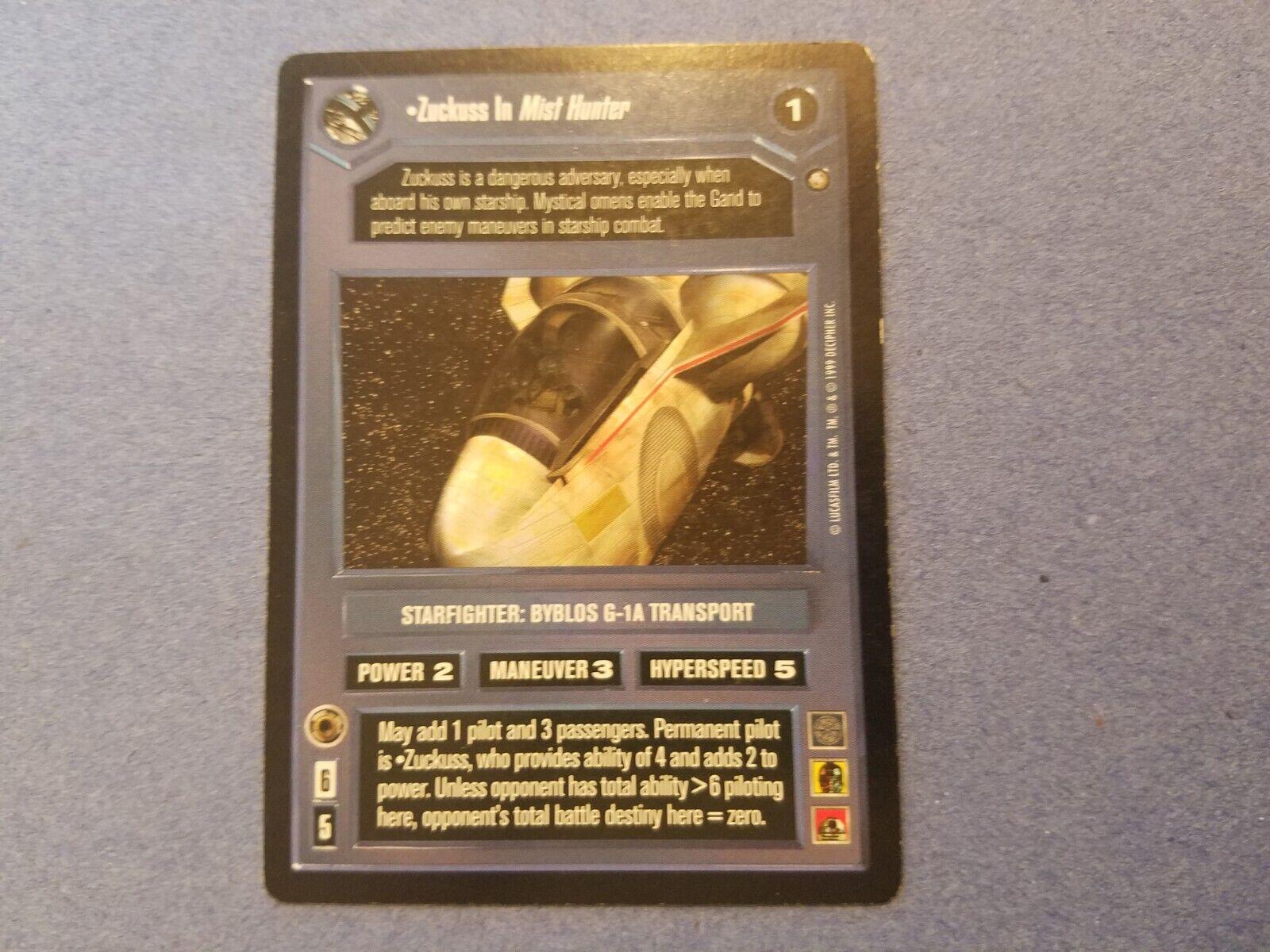 Zuckuss In Mist Hunter