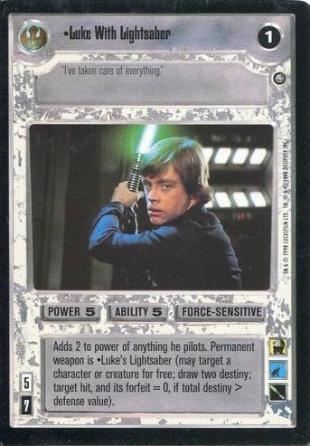 Luke With Lightsaber