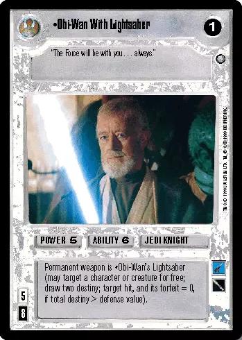 Obi-Wan With Lightsaber