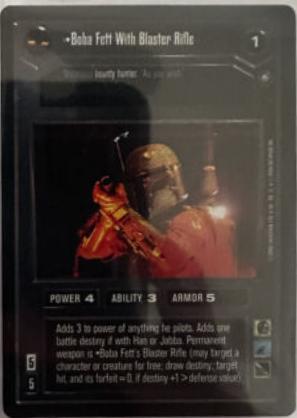 Boba Fett With Blaster Rifle [Foil]