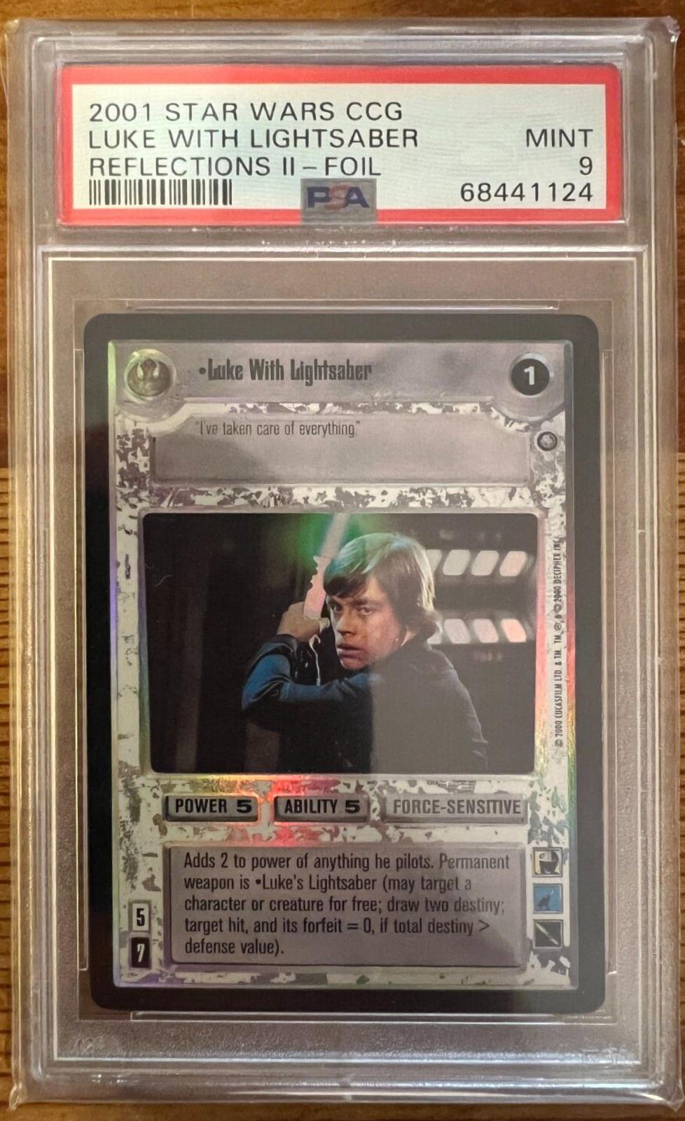 Luke With Lightsaber [Foil]