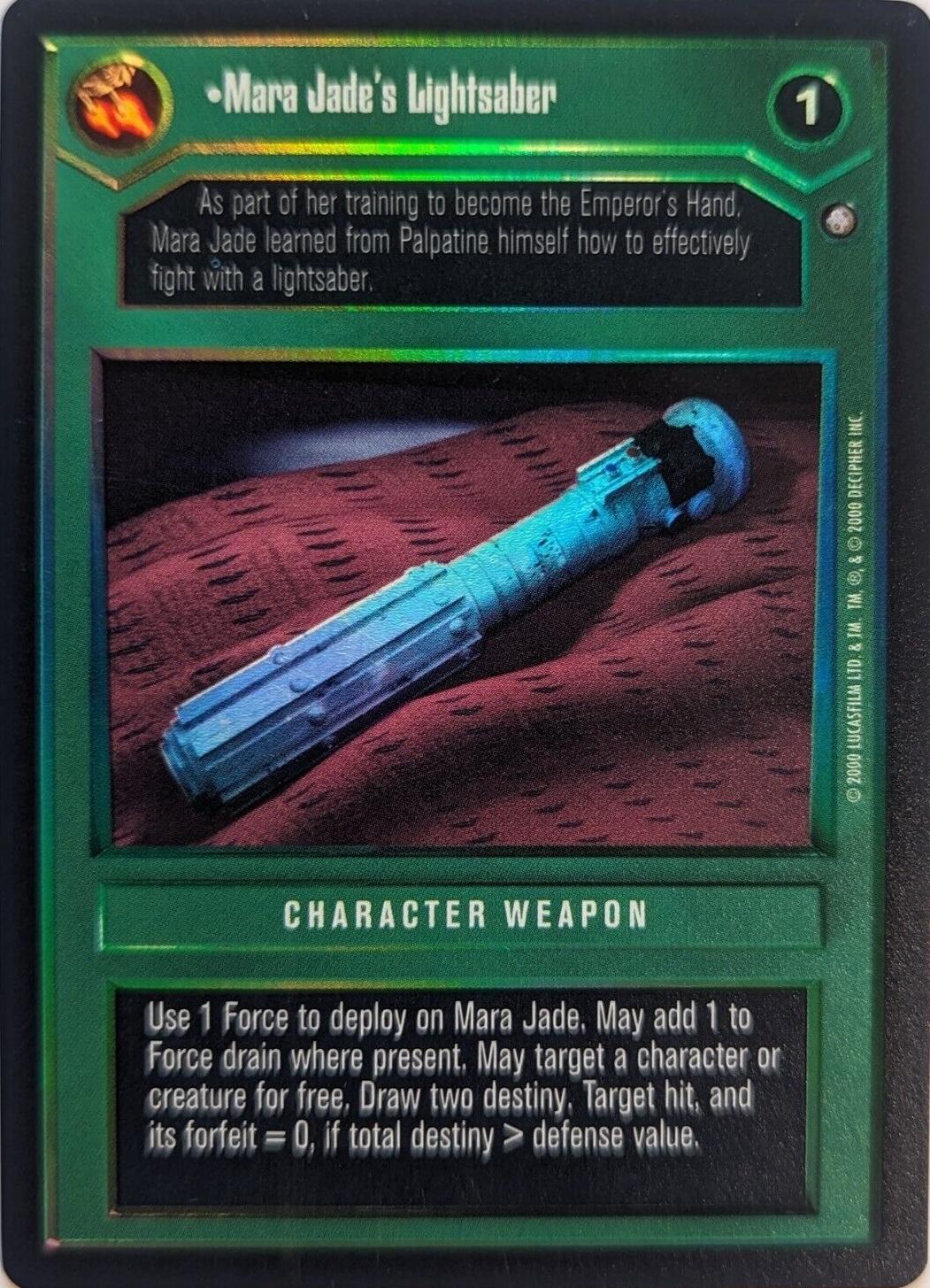 Mara Jade's Lightsaber [Foil]