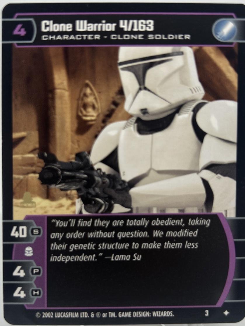 Clone Warrior 4/163 #3