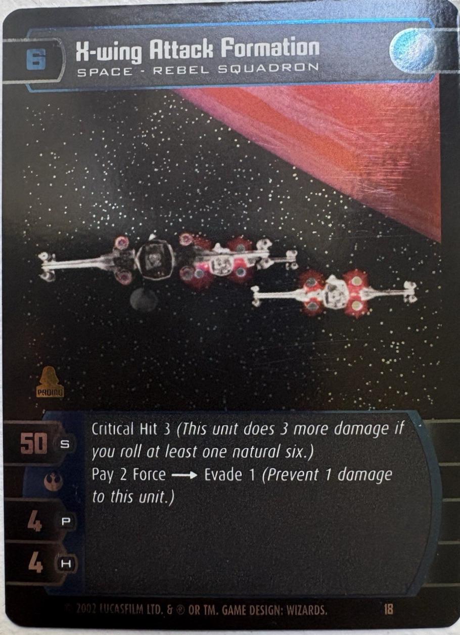 X-wing Attack Formation #18