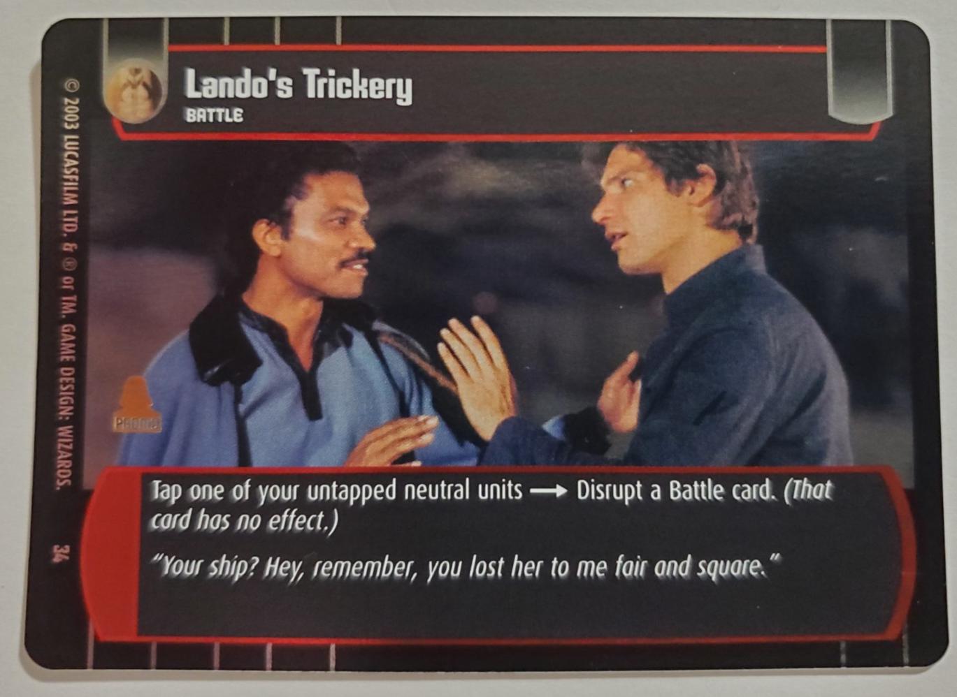 Lando's Trickery #34