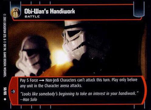Obi-Wan's Handiwork [Foil] #58
