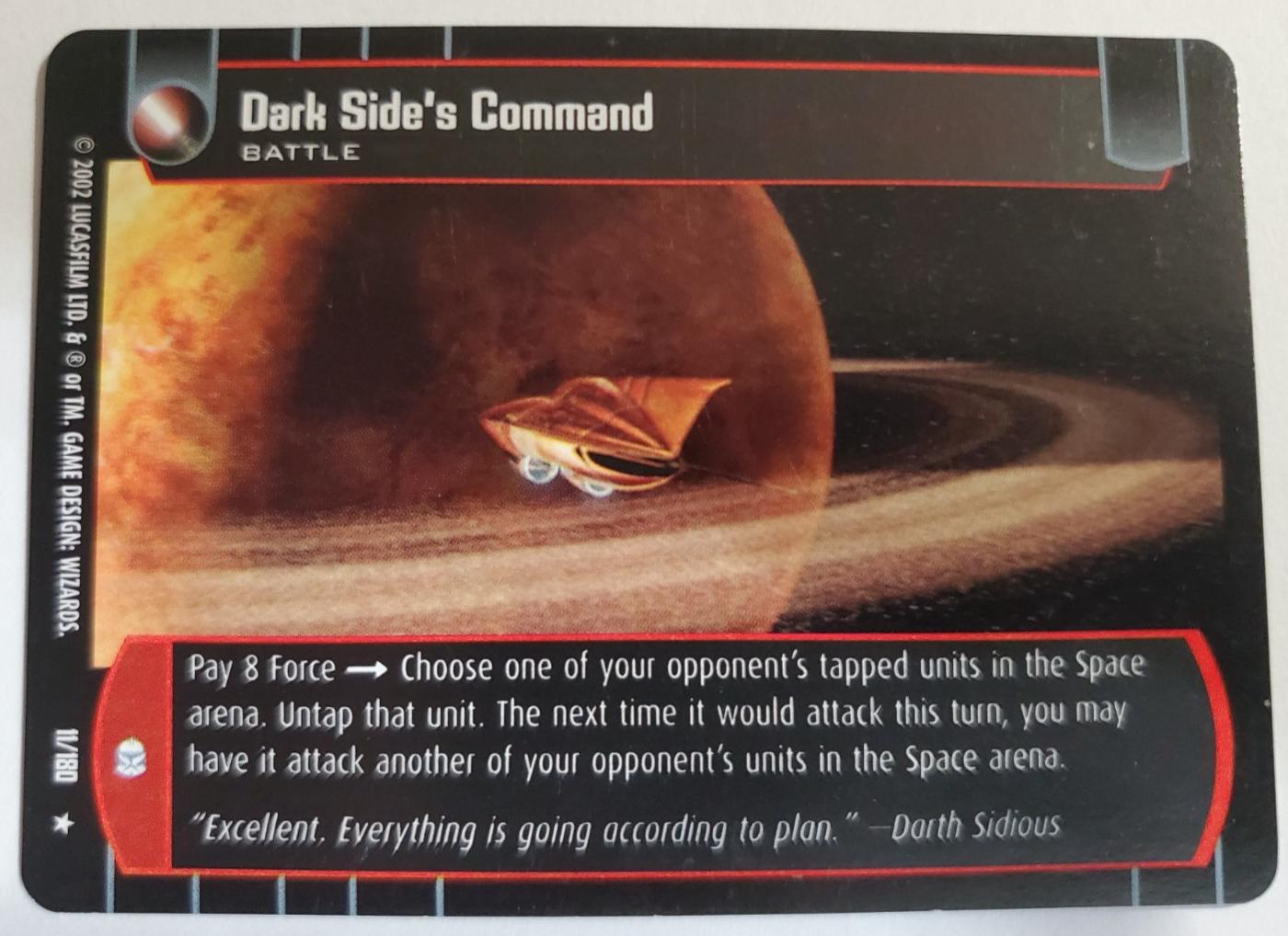 Dark Side's Command #11