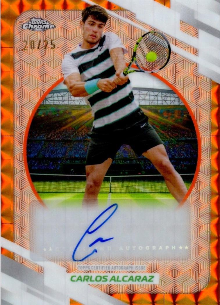 Carlos Alcaraz [Orange Geometric Refractor] #AO-CAZ