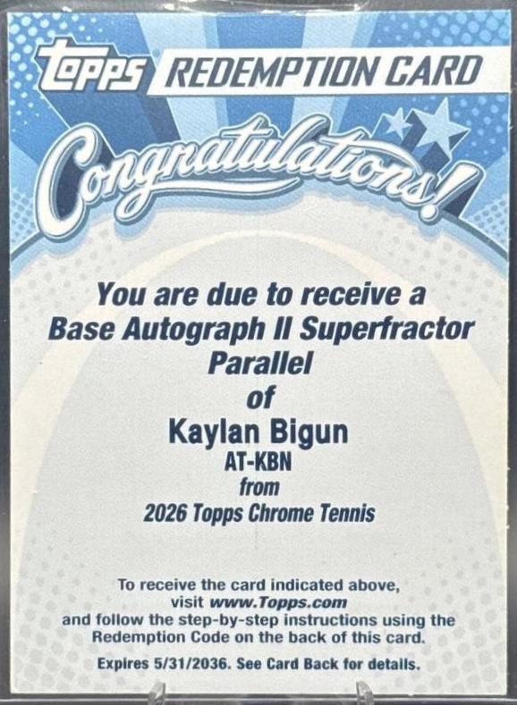 Kaylan Bigun [Superfractor] #AT-KBN