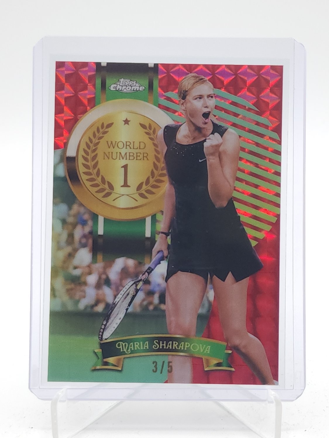 Maria Sharapova [Red Geometric] #WNO-MS