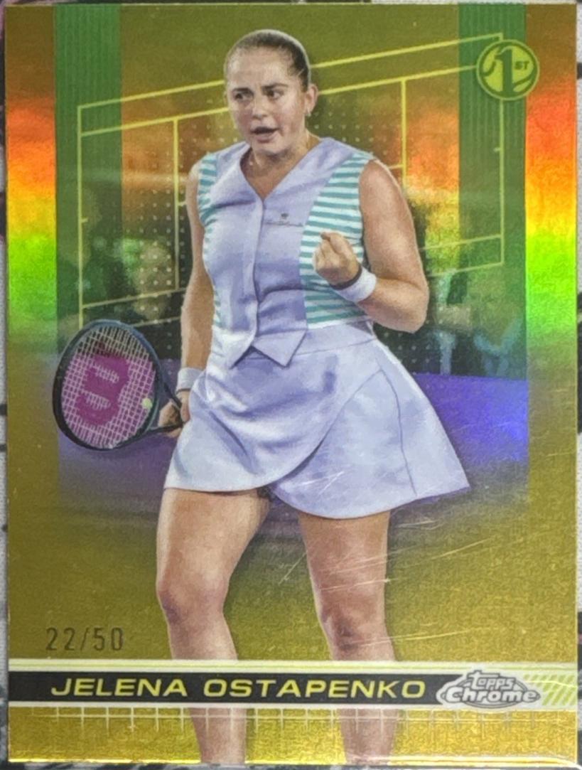 Jelena Ostapenko [Gold Refractor] #103