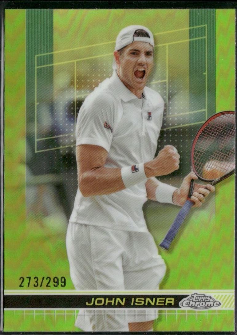 John Isner [Lime Green Refractor] #92
