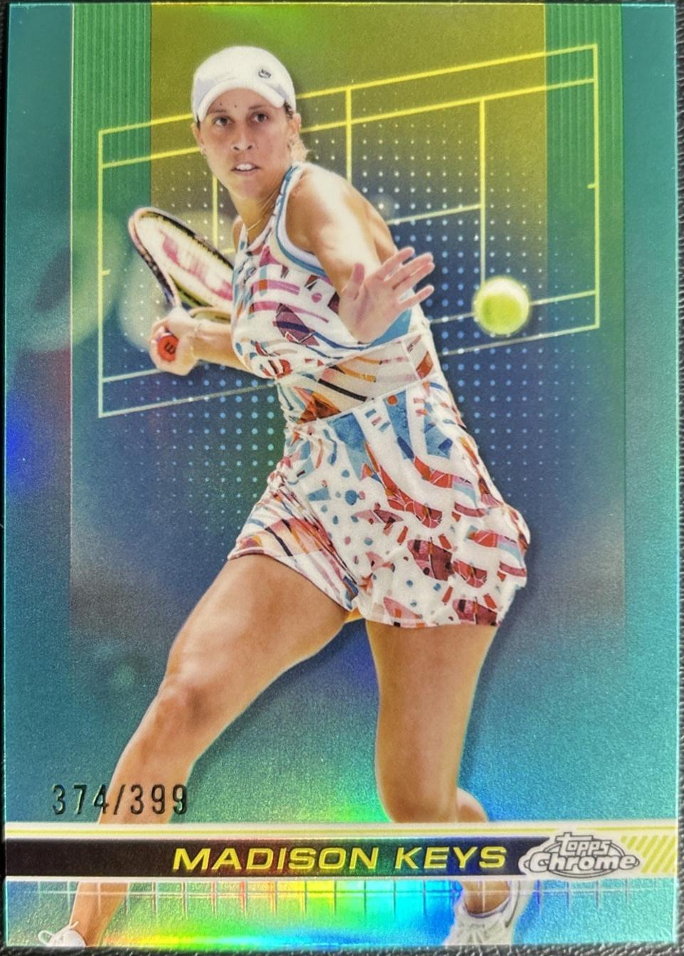 Madison Keys [Aqua Refractor] #95
