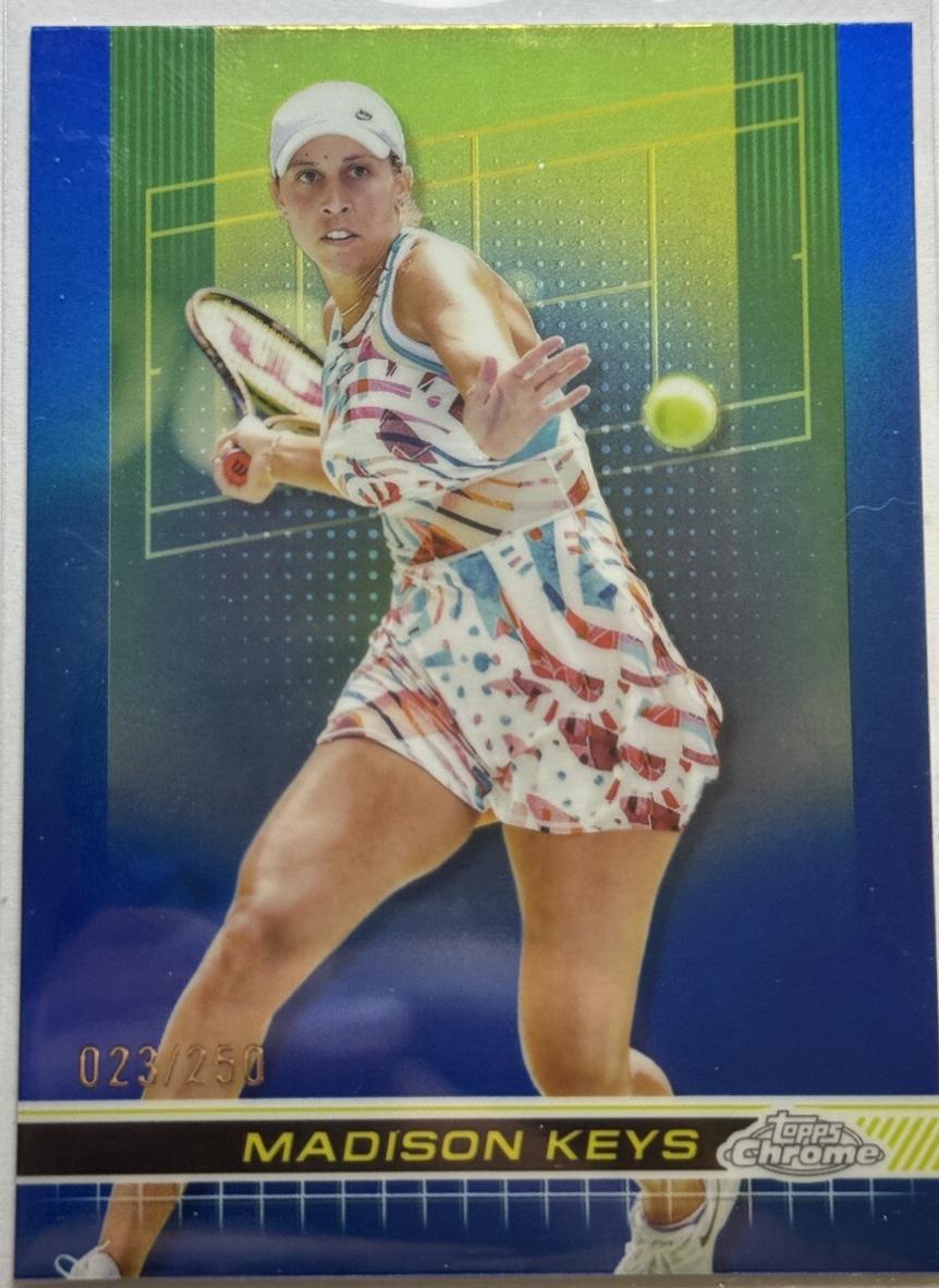Madison Keys [Blue Refractor] #95