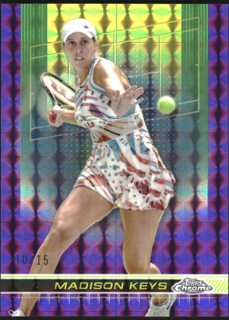 Madison Keys [Purple Geometric Refractor] #95