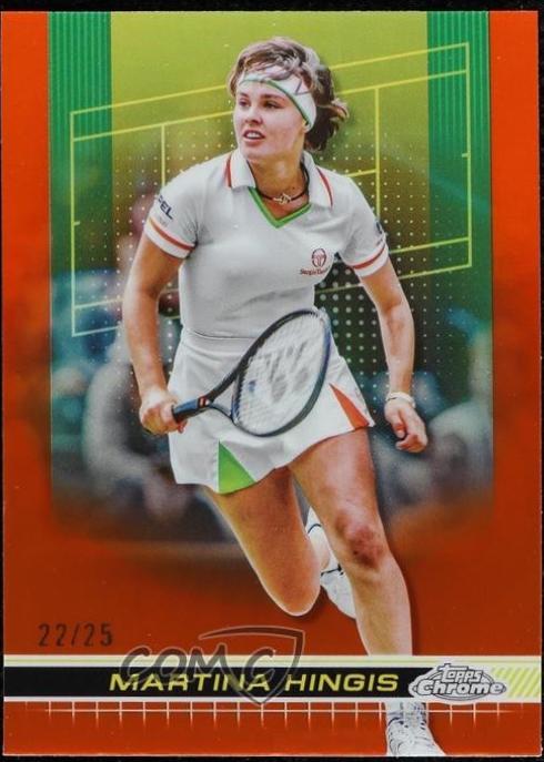 Martina Hingis [Orange Refractor] #152