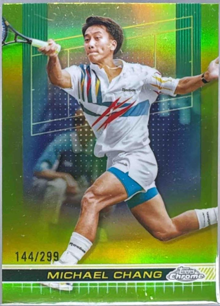 Michael Chang [Lime Green Refractor] #179