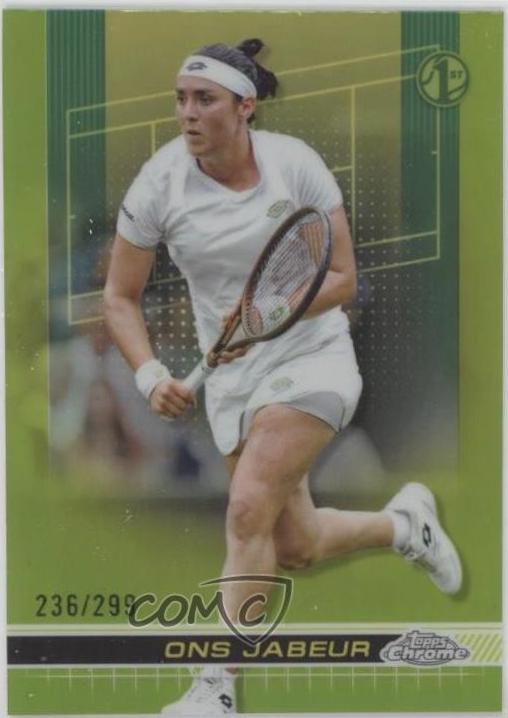 Ons Jabeur [Lime Green Refractor] #44