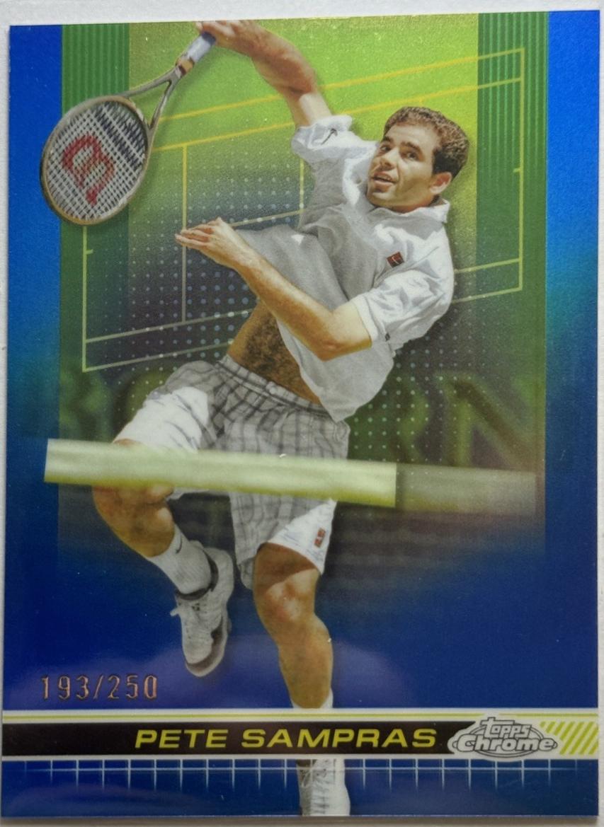 Pete Sampras [Blue Refractor] #180