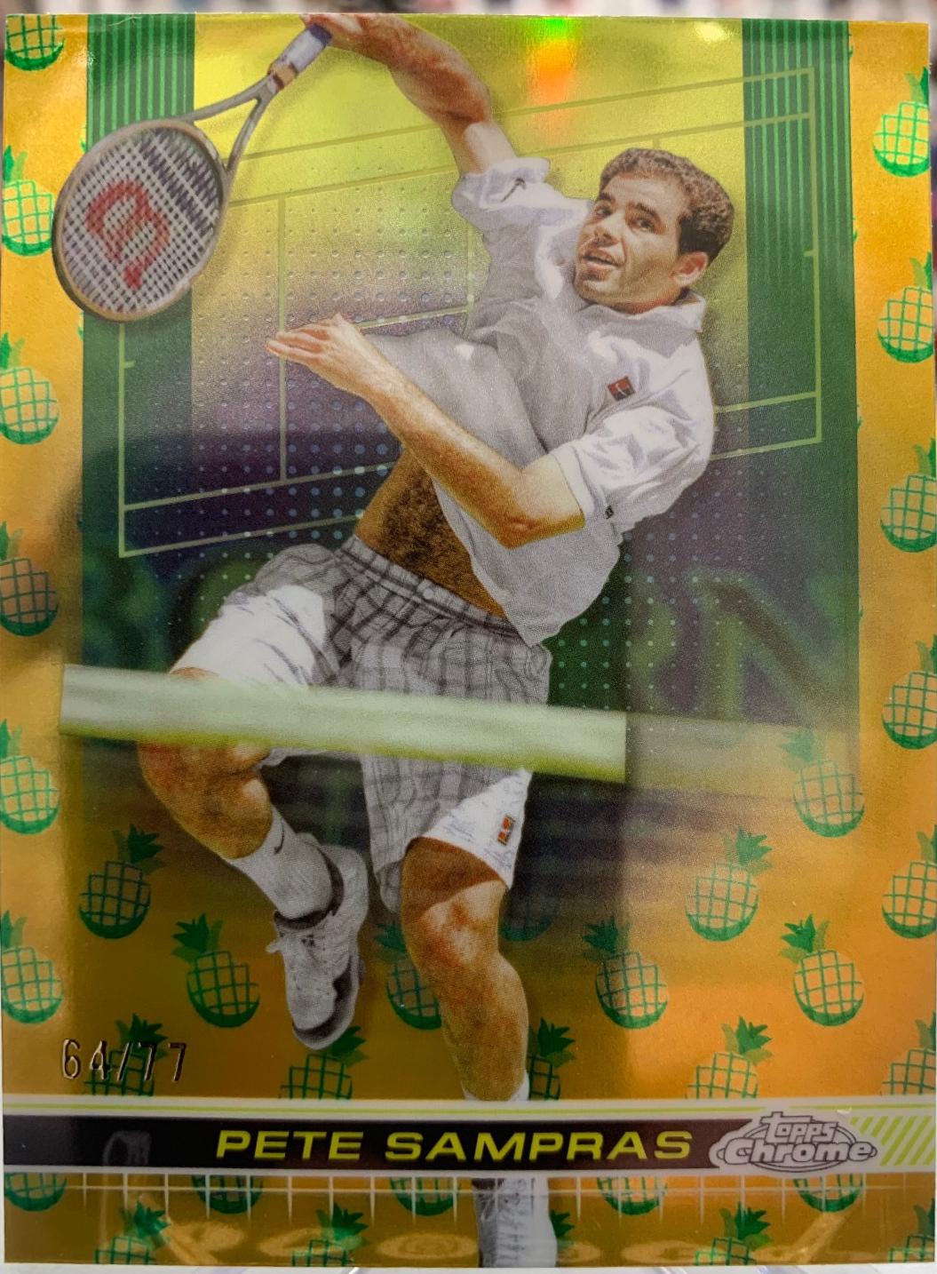 Pete Sampras [Pineapple Refractor] #180