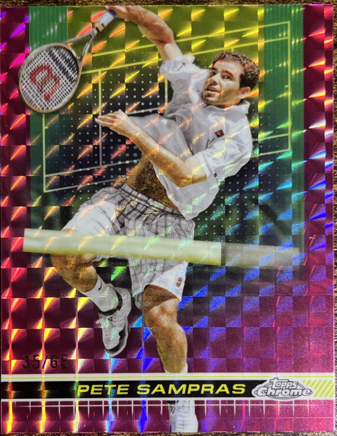 Pete Sampras [Pink Geometric Refractor] #180