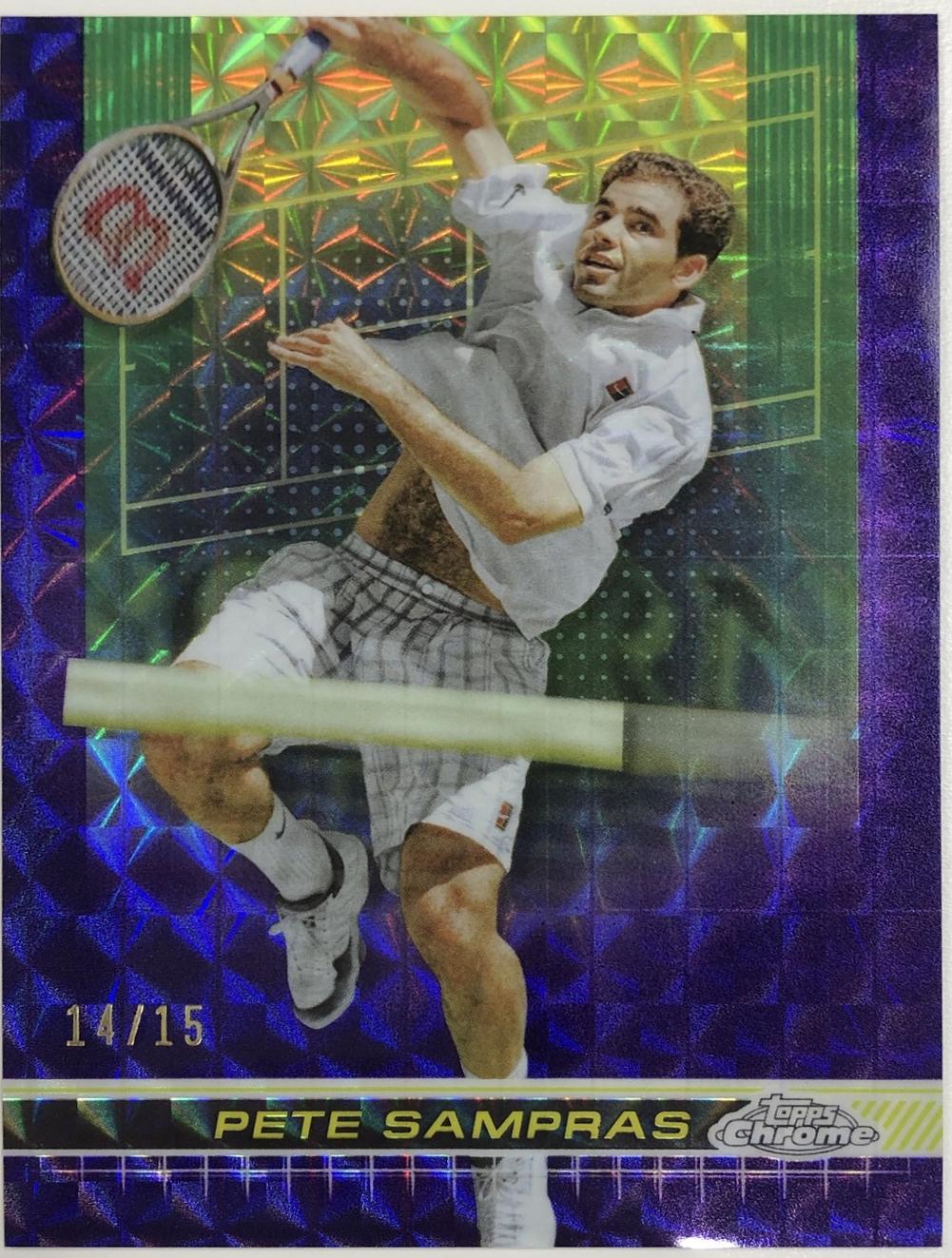 Pete Sampras [Purple Geometric Refractor] #180
