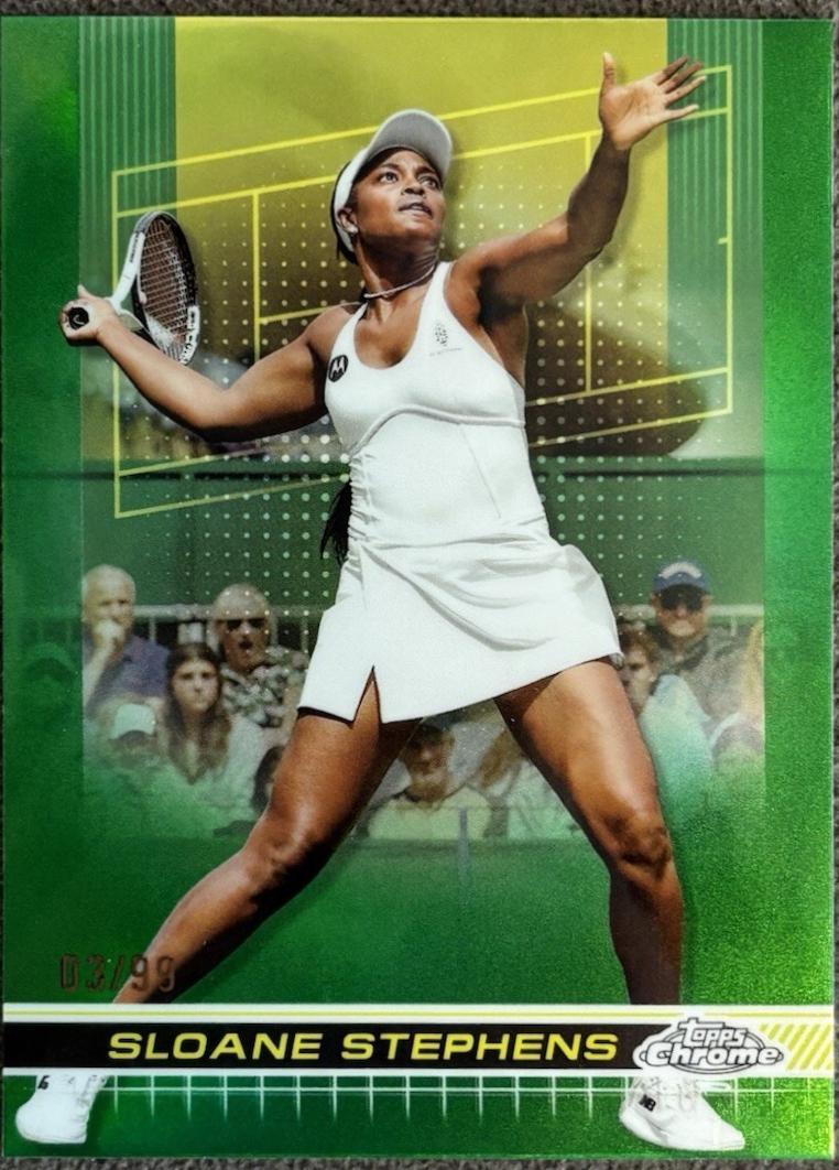 Sloane Stephens [Green Grass Court Refractor] #99