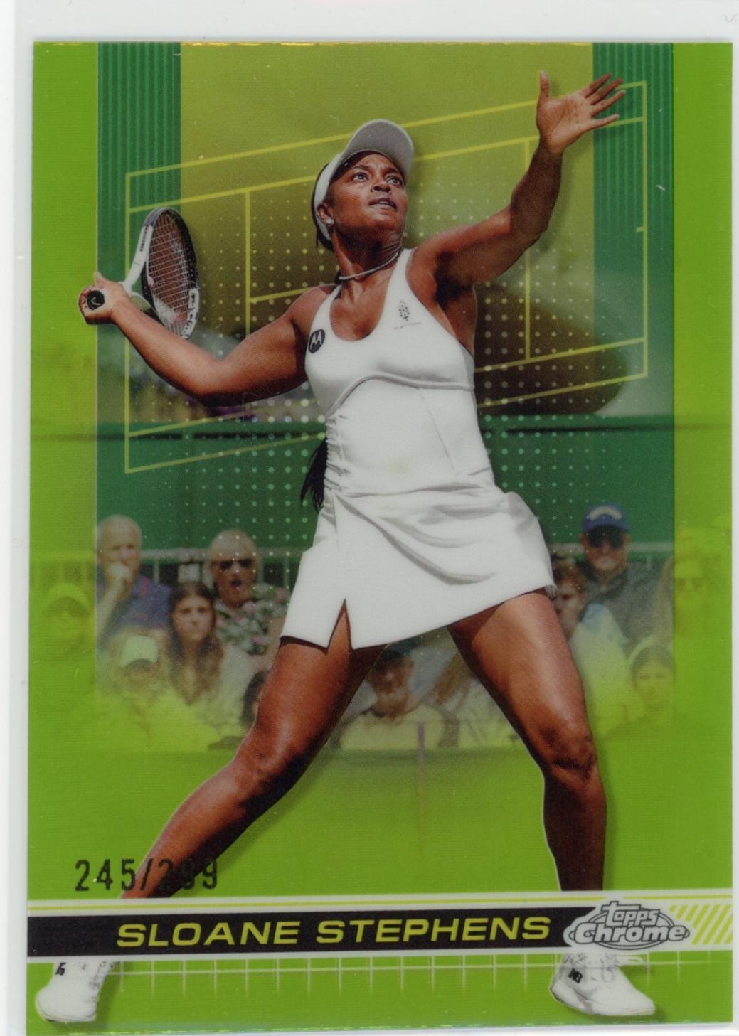 Sloane Stephens [Lime Green Refractor] #99