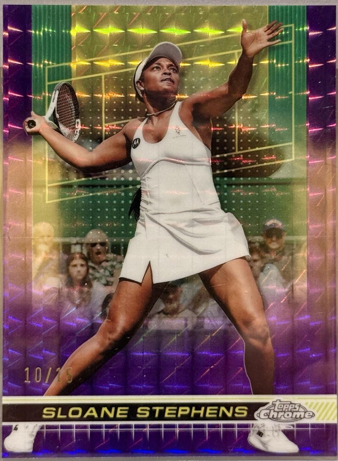 Sloane Stephens [Purple Geometric Refractor] #99