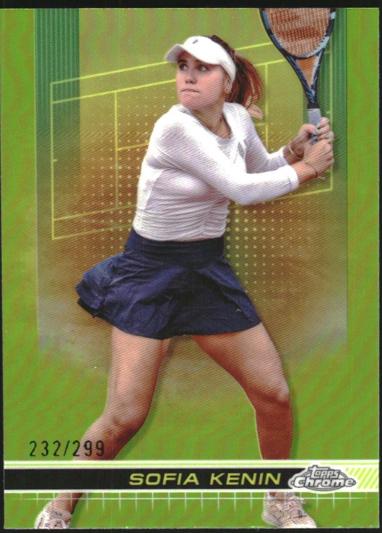 Sofia Kenin [Lime Green Refractor] #91