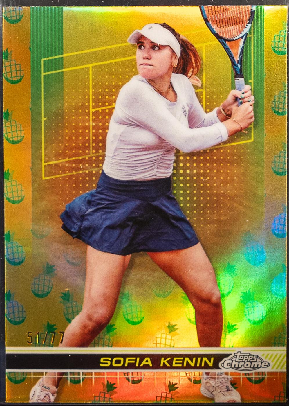 Sofia Kenin [Pineapple Refractor] #91