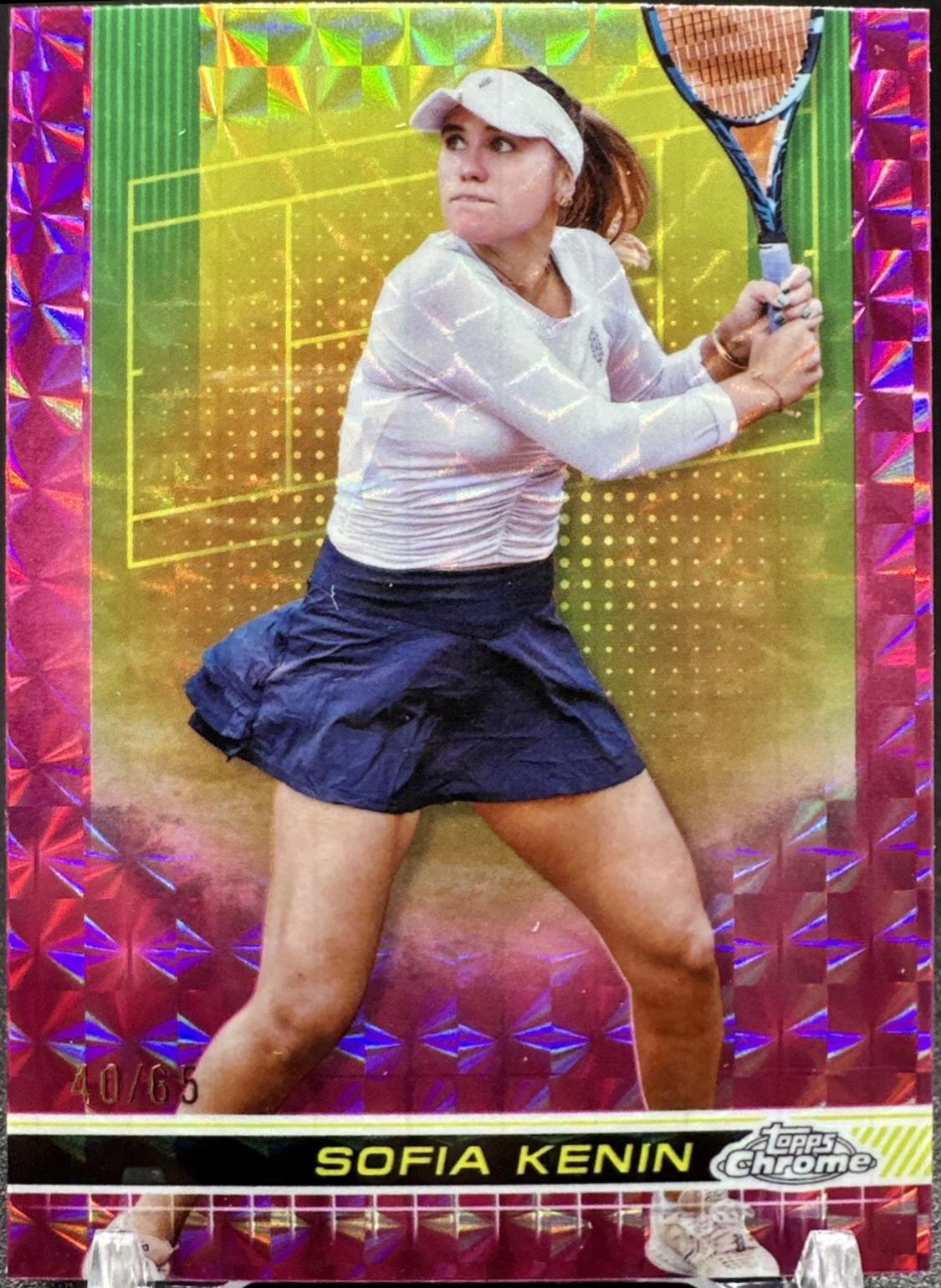 Sofia Kenin [Pink Geometric Refractor] #91