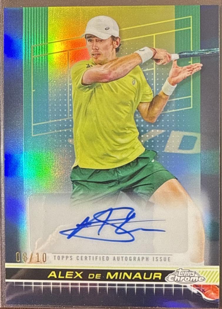 Alex de Minaur [Black Refractor] #TCA-ADM