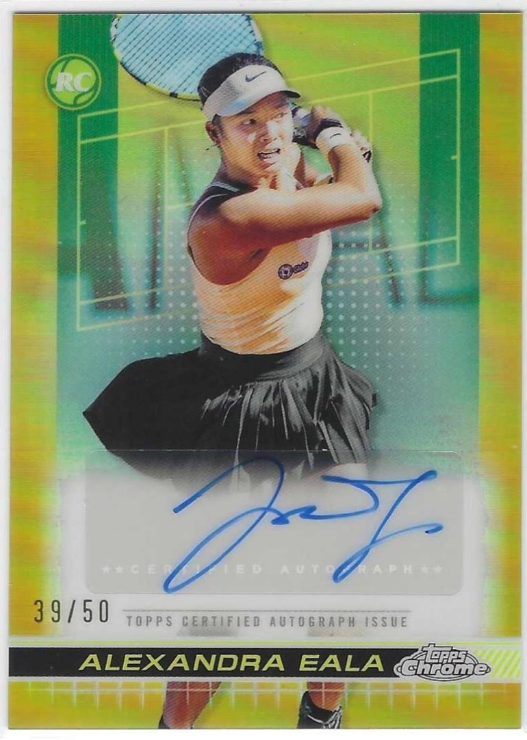 Alexandra Eala [Gold Refractor] #TCA-AEA