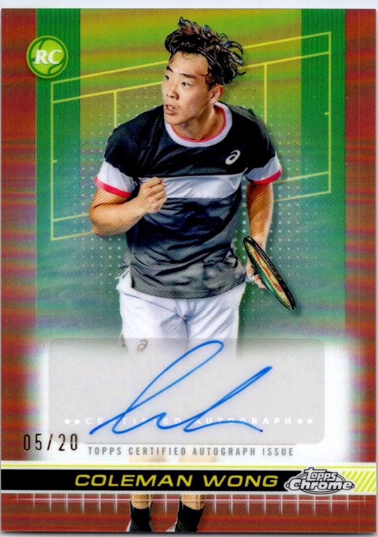 Coleman Wong [Rose Gold Refractor] #TCA-CWG