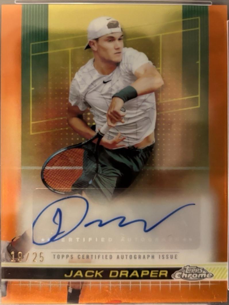 Jack Draper [Orange Refractor] #TCA-JDR